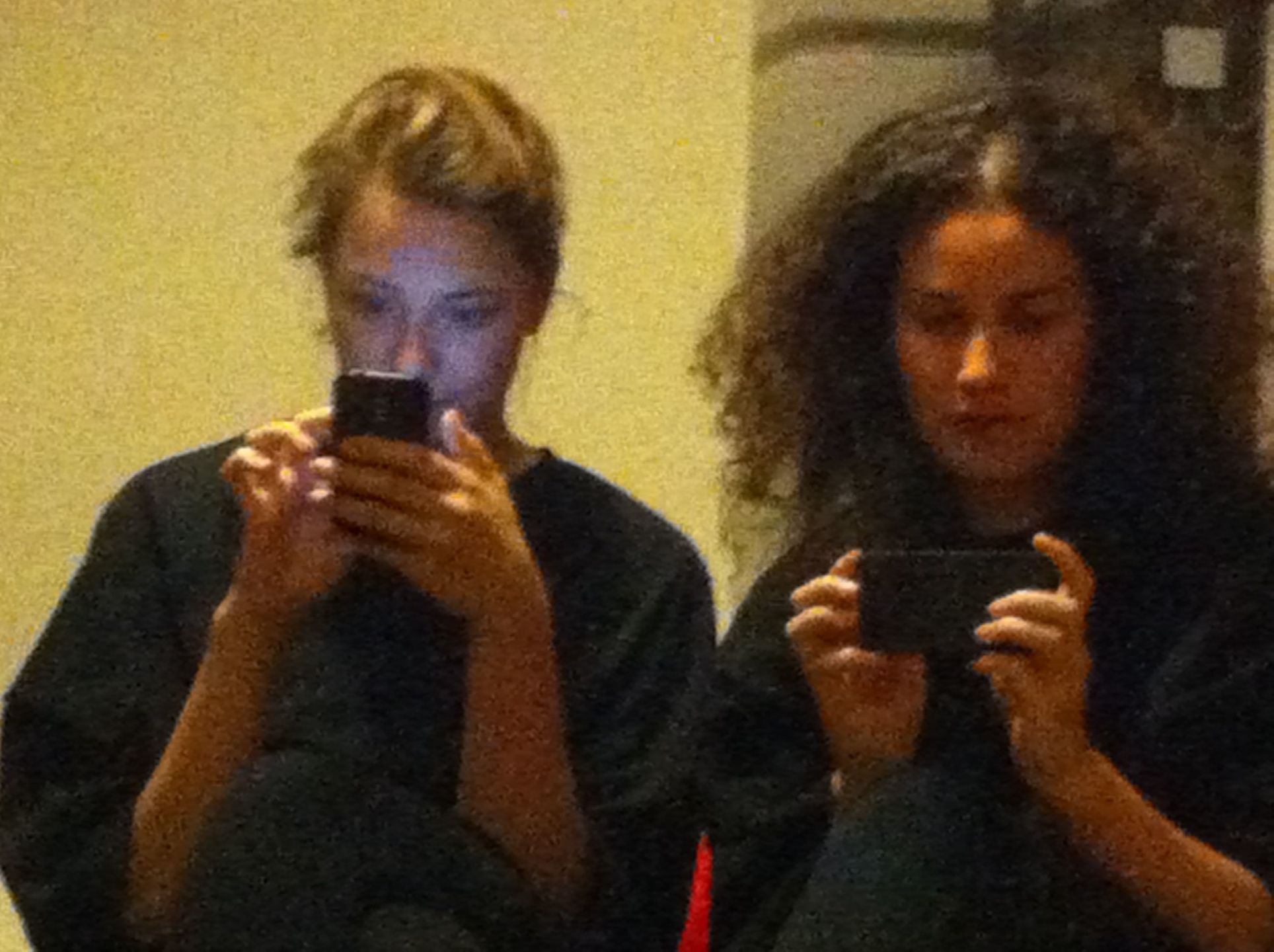 M and S on phone