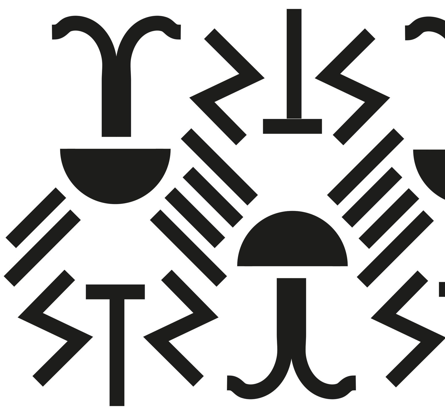 Preparations for curtain (drawing)