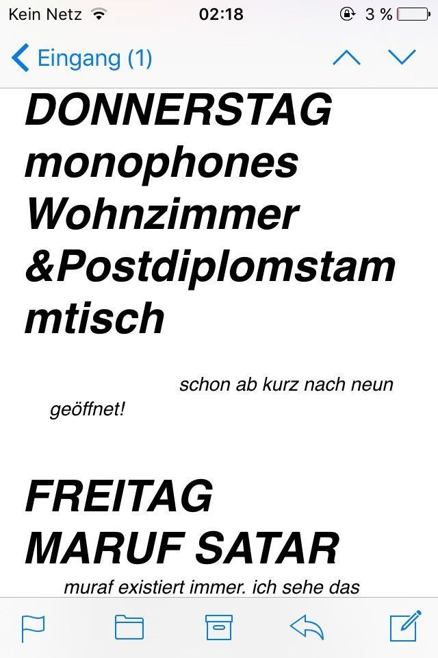 Stammtisch (invite)