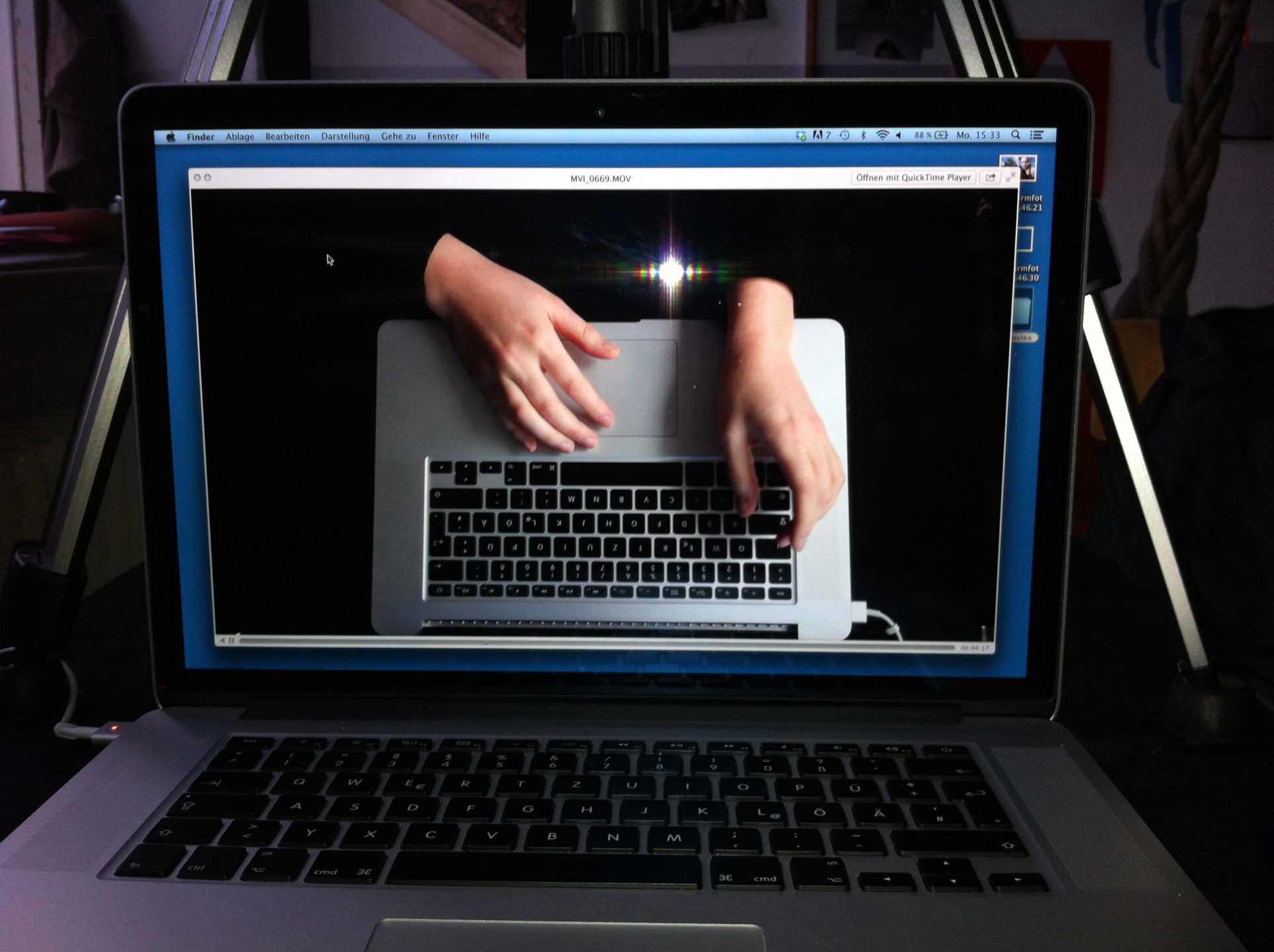 Keyboard animation (hands)